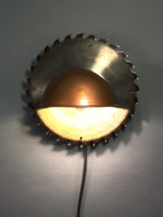 Sawblade Sconce